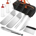 Griddle Accessories Kit - Tools Spatulas Set for Blackstone 9 PCS Stainless