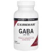 Kirkman Labs, GABA, 250 mg, 150 Capsules