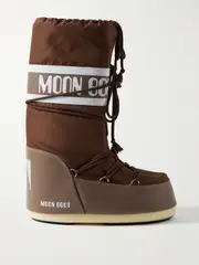 [Moon Boot] Moon Boot - Icon Paneled Shell Snow Boots - Brown - EU 35/38 EU 35/38 Brown