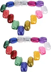 LOORGVEL 28pcs Multicolored Curling Ribbon: 5mmx10m Ribbon Rolls for Balloon Arch Decor & Florist Bouquets - DIY Crafting String Kit for Birthdays Engagements