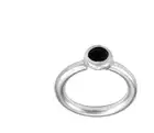 Piercing Ring 925 Silver Labret Tragus 1.2mm Onyx Stone