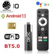 DQ10 ATV Mini TV Stick Android 13, 8K Video, Wifi6, Smart TV Box with Remote