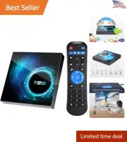 Android TV Box 10.0 - Quad-core, 4GB RAM, 128GB ROM, 6K Resolution, Dual WiFi