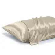 LINENOVA Double-sided 100% Mulberry Silk Pillowcases Luxury 22 Momme - Champagne
