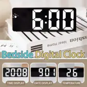 Bedside Digital Clock Desk Table Time LED Display Temperature Alarm Modern Decor