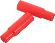 CHICAMPERA 2pcs Motorcycle Brake Line Silicone Oil Pipe End Covers Versatile Silicone Hose Caps for Motorbike Brake Hydraulic Lines Stylish Design Compatible with Various Models