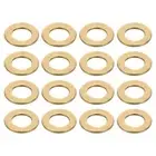 200Pcs Brass Flat Washer, M5x9x0.8mm Brass Washer Assortment for Screws Bolts
