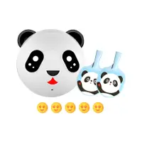 在飛比找momo購物網優惠-【S-SportPlus+】乒乓球 熊貓組合壁掛乒乓球 乒乓