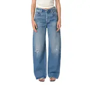 Citizens of Humanity Ayla High Rise Baggy Wide Leg Jeans in Solano