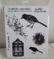 Stampers Anonymous Tim Holtz Collection "Artful Fright"