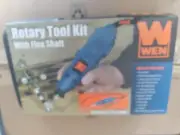 Rotary Tool Kit With Flex Shaft By Wen With Variable Speed And Ascessories