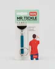 [THE PAPERIE] THE PAPERIE Men's Mr Tickle Back Scratcher Keyring in Silver One Size Silver