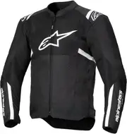 Alpinestars T-Sps Air V2, textile jacket , color: Black/White , size: 4XL