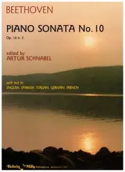 BEETHOVEN PIANO SONATA NO. 10 OP. 14 N. 2 MUSIC BOOK ENGLISH FRENCH SPANISH NEW