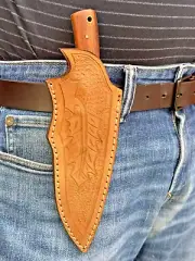 Leather Knife Sheath Fixed Blade Knife Sheath Outdoor Hunting Knives Holster