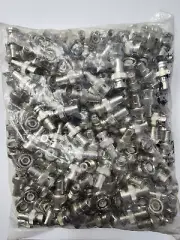 InstallerCCTV BNC Male to RCA Female Coaxial Connectors for CCTV Video 200Pcs