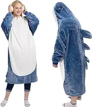 [Waitu] Shark Blanket Hoodie Onesie are Funny Gifts