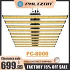 FC8000 w/Samsung 561C LED Grow Light Spider Bar Full Spectrum Commercial Indoor