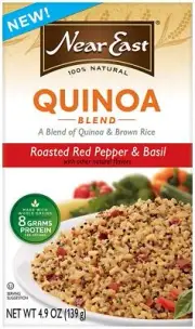 Near East Roasted Pepper and Basil Quinoa Blend, 4.9 Ounce