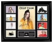 BILLIE EILISH Signed Limited Edition Photo Memorabilia Wooden Frame