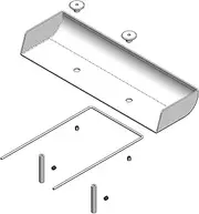 Kyosho Wing Gold Phantom for EP-4WD EFW001G