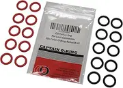 (10 sets) COLOR CODED ORing Set - Cornelius Keg Pin Lock Connectors for Homebrew Kegs by Captain O-Ring