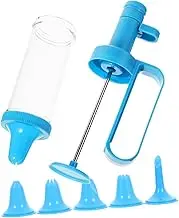 1 Set Cookie Press Tool with Multi Function Nozzles for Easy Biscuit Making and Decoration for Home Baking and Pastry Crafting Ergonomic Design Lake