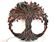 Tree of life mandala Wooden Wall art 3D picture Wedding Gift Birthday present