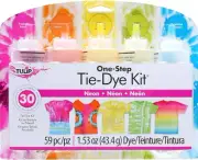 Tulip 31673 One Step Tie-Dye Kit 5 Colour, Neon
