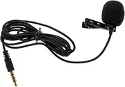 Milisten 1 Set Omnidirectional Lapel Microphone Professional Clip Condenser Mic for Vlog Online Teaching Video Calls and Live Broadcasts Compatibility with Phones Sound Cards and Cameras
