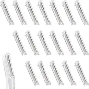 18pcs Replacement Facial Exfoliating Blades, Replacement Blades with Disc Guard for Dermaplane (White)