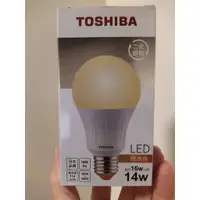 在飛比找蝦皮購物優惠-東芝 TOSHIBA 14W LED球泡型燈泡 3000K 