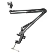 Mic Microphone Suspension Boom Scissor Arm Stand Holder for Studio Broadcast