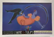 “WINE & TULIPS, 2005” Signed By Artist Gary Kelley