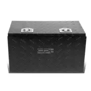 30" X18" X16"ALUMINUM BLACK PICKUP TRUNK BED TOOL BOX UNDERBODY TRAILER STORAGE