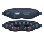 NNETM 12-Point Eye Massager with Hot Compress & Visual Window(Blue)