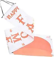 NOLITOY 1 Pair Harvest Festival Party Flag Autumn Door Curtain Hanging Banner for Indoor Outdoor Events Bright Colors Festive Design for Celebrations and Photo Booth Backdrops Orange