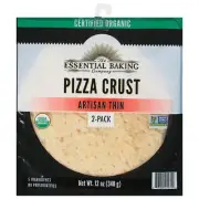 The Essential Baking Pizza Crust Thin Organic 2 Count