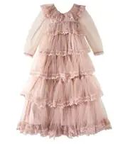 [Petite Amalie] Petite Amalie Tiered tulle dress Y 3 pink