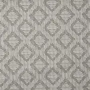 Kt KILOtela Digitally Printed Half Panama Organic Cotton Canvas Fabric Standard 100 by Oeko-Tex, 100cm Length x 280cm Width, Geometric Uluru, Diamond - Brown - 1 Metre