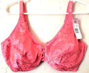 42D Vassarette Satin Deluster Full Figure Underwire Bra 75821
