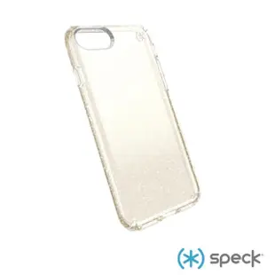 【Speck】iPhone 7 Presidio Clear+Glitter 金色玻璃水晶防摔保護殼(透明防摔殼)