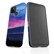 For Google Pixel 5 Case Armour Protective Cover Amazing Sunset