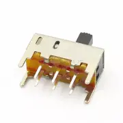 10Pcs 5mm Knob 2 Position DPDT 2P2T Mini Vertical Slide Switch 6 Pin SS22H02G5