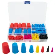 Convenient 105 Pieces Silicone Cone Plugs for Anodizing and Sandblasting