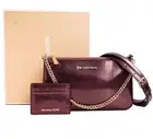 Michael Kors Jet Set Travel MD Crossbody Bag with Chain + New Wallet