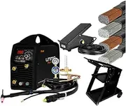 UNIMIG Razor 200 ACDC TIG Welder + Foot Pedal + Trolley + 6kg Rods AC/DC U12002K