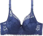 [Generic] Running Bras Lace Gathered Bra Straps Breast Cup Underwear Sports Bras