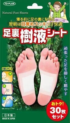 Japanese Detox Detoxify Foot Pads Patches 30 x Packs from Japan set of4