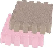 FELTECHELECTR 16pcs Baby Play Mat for Floor Toddler Safe Interlocking Foam Mats Soft Non-Slip Crawling Pad Puzzle